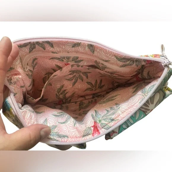 Vera Bradley • Utility Small Crossbody Bag/Recycled Cotton • Rain Forest Canopy - Picture 7 of 14